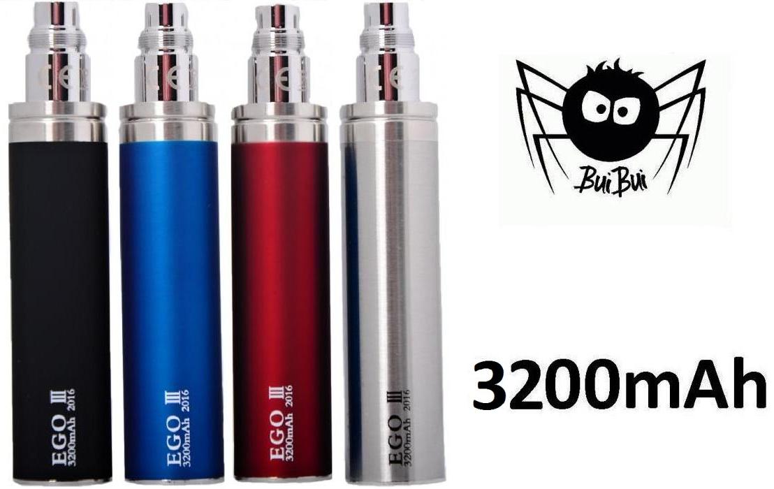 BuiBui GS eGo III baterie 3200mAh Silver - Stříbrná