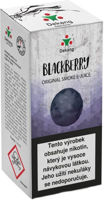 E-liquid Dekang Blackberry 10ml 6mg (ostružina)