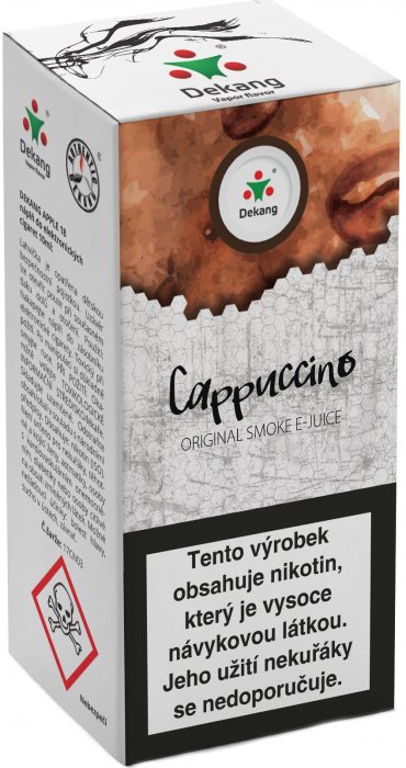 E-liquid Dekang Cappuccino 10ml 11mg (kapučíno)