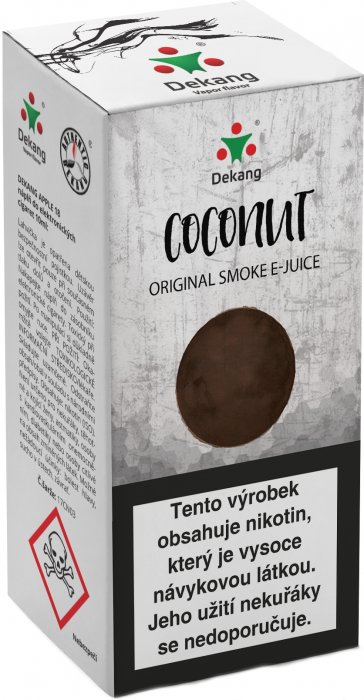 E-liquid Dekang Coconut 10ml 18mg (kokos)