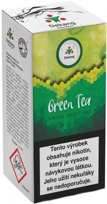 E-liquid Dekang Green Tea 10ml 18mg (zelený čaj) exp 8/26