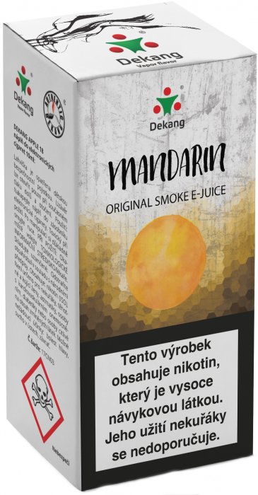 E-liquid Dekang Mandarin 10ml 11mg (mandarinka)