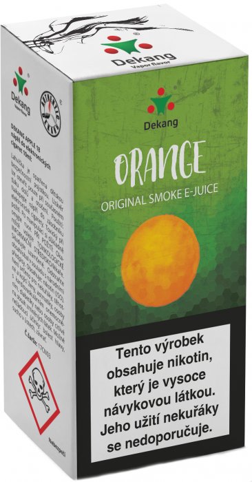 E-liquid Dekang Orange 10ml 16mg (pomeranč)