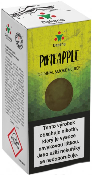 E-liquid Dekang Pineapple 10ml 11mg (ananas) exp 8/26