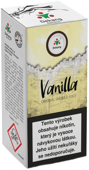 E-liquid Dekang Vanilla 10ml 6mg (vanilka)