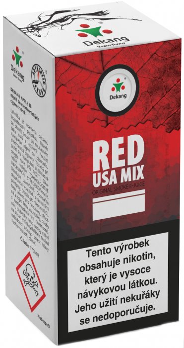 E-liquid Dekang Red USA Mix 10ml 18mg