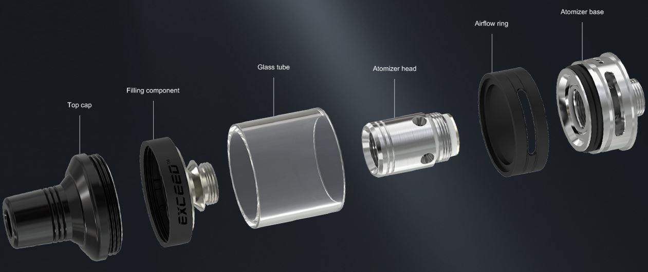 Joyetech Exceed D19 sada 1500mAh Černo Bílá 1ks