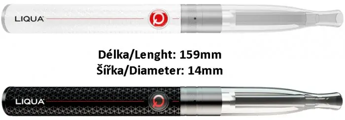 Liqua Q Vaping Pen clearomizer 1,8ohm 2ml Clear