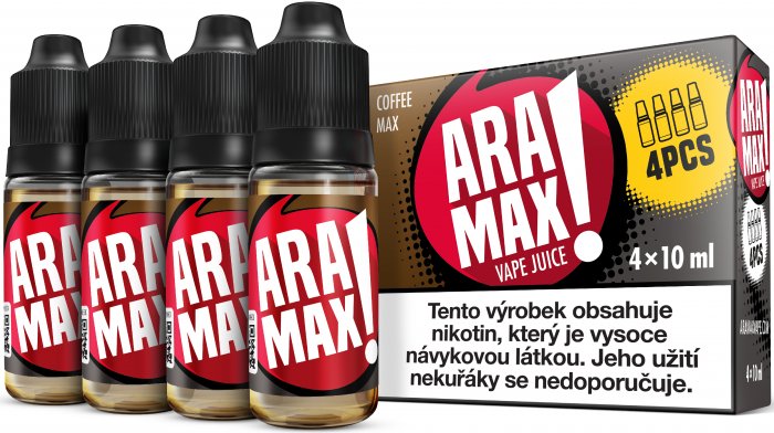 Aramax 4pack Coffee Max 4 x 10 ml 12 mg