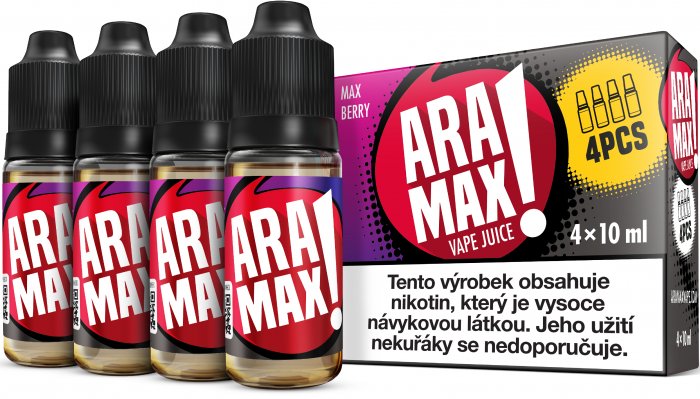 Aramax 4pack Max Berry 4 x 10 ml 6 mg