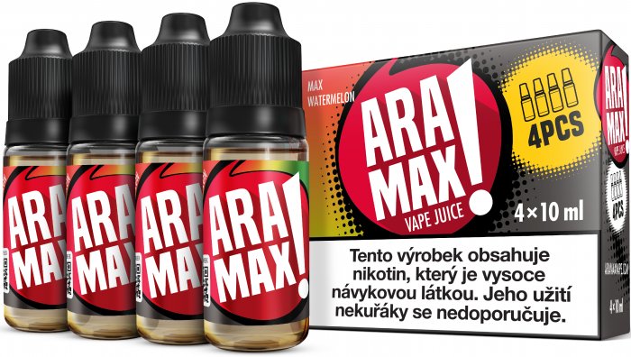 Aramax 4pack Max Watermelon 4 x 10 ml 12 mg