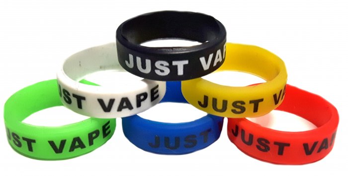 Dekorativní silikonový kroužek na clearomizer 23mm Yellow