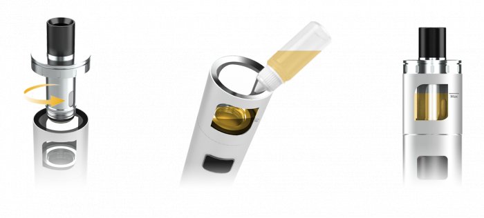 aSpire PockeX AIO 1500 mAh Bílá 1 ks