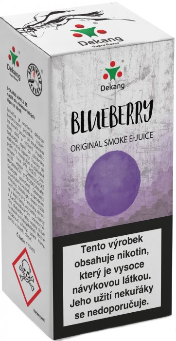 E-liquid Dekang Blueberry 10ml 3mg (borůvka)