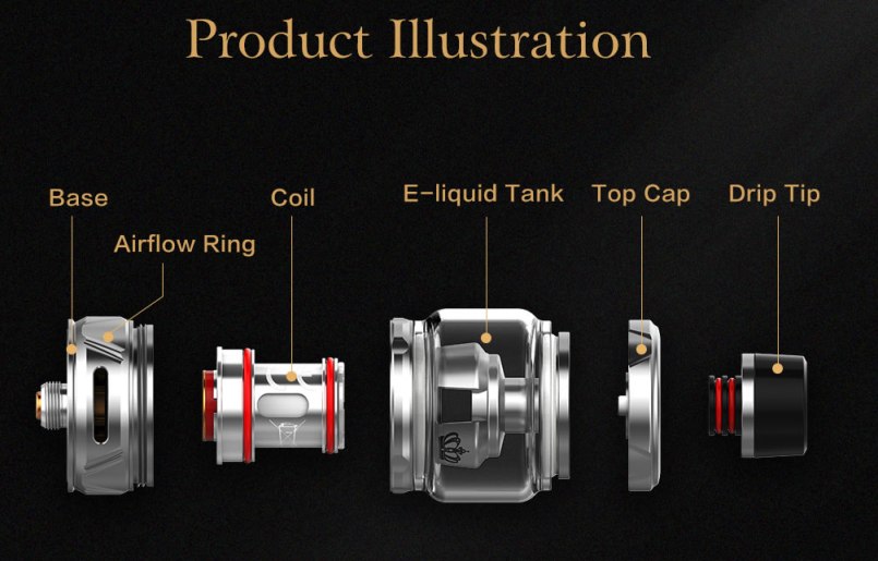 Uwell Crown 4 Clearomizer Iridescent 6ml