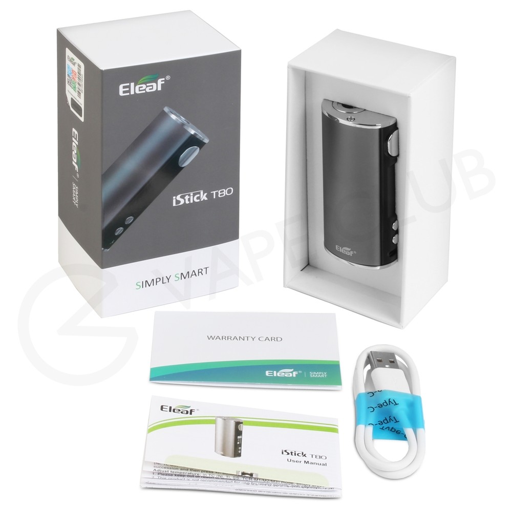 iSmoka Eleaf iStick T80 80W Grip Easy Kit 3000mAh Rose Gold
