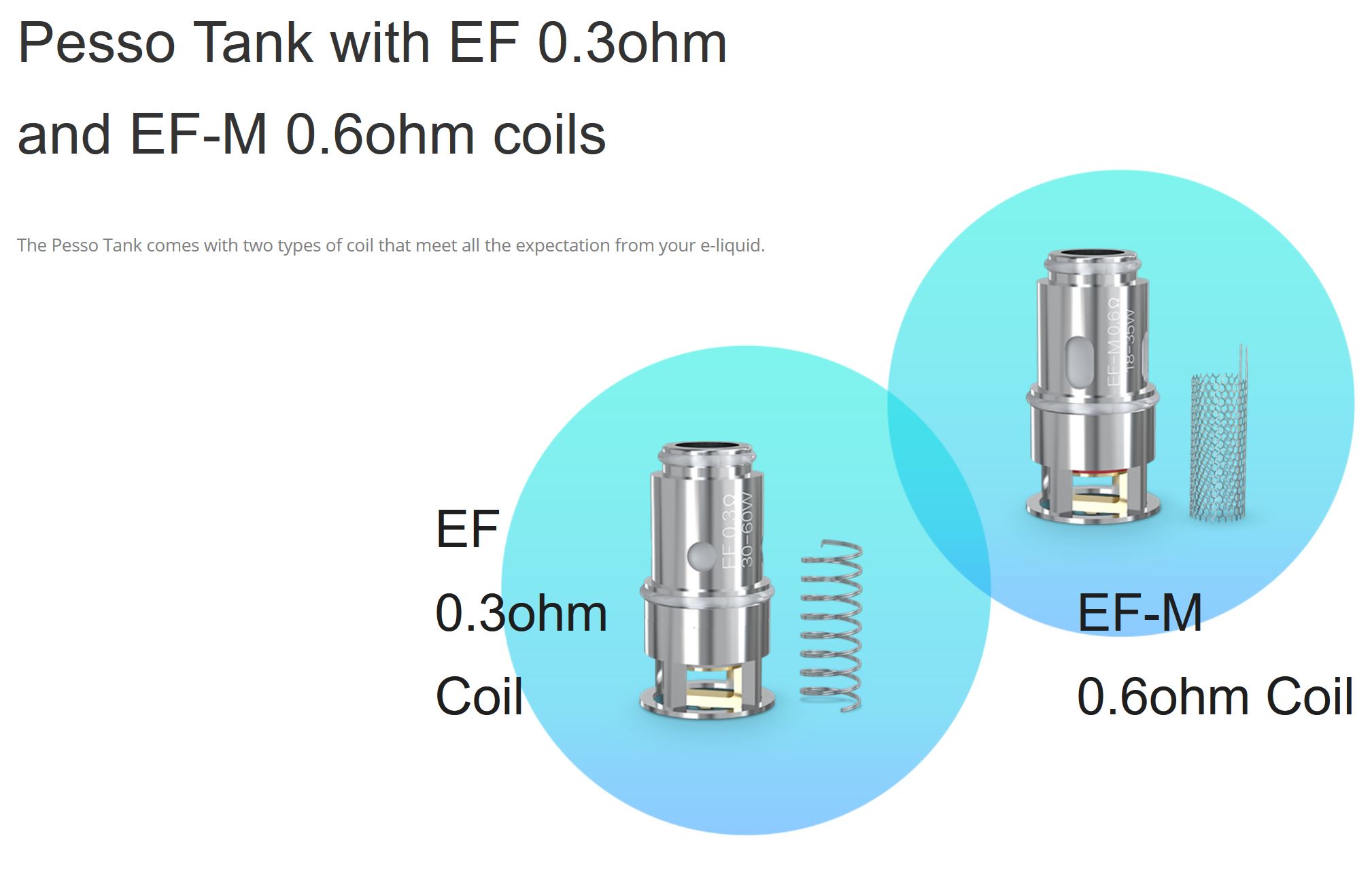iSmoka-Eleaf EF-M žhavicí hlava 0,6ohm