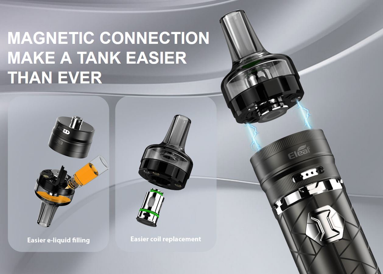 iSmoka-Eleaf GTL Pod Tank clearomizer Silver 4,5ml