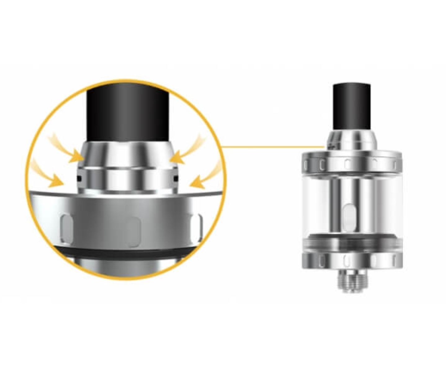 aSpire Nautilus X clearomizer zlatý 2ml