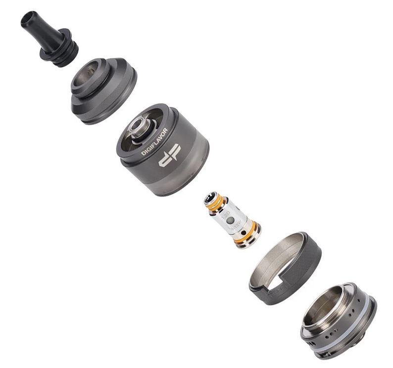 DIGIFLAVOR SIREN G MTL TANK Stříbrná 4ML