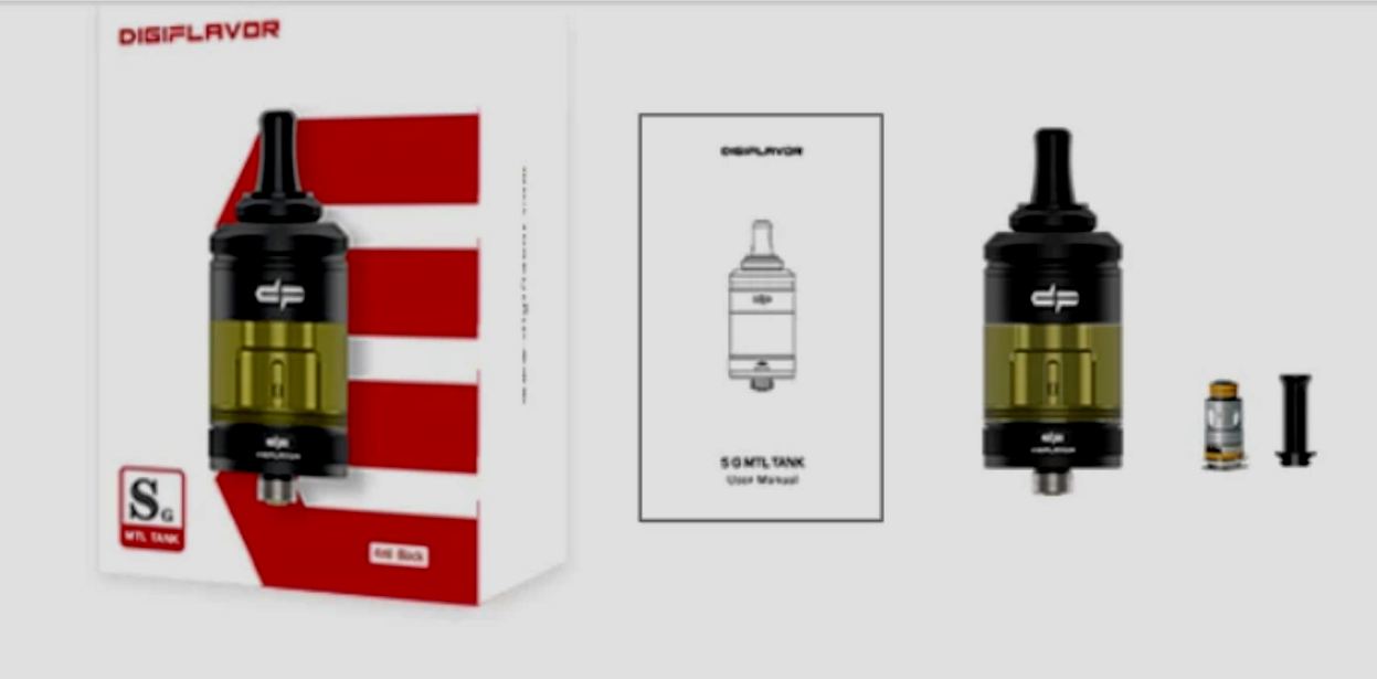 DIGIFLAVOR SIREN G MTL TANK Stříbrná 4ML