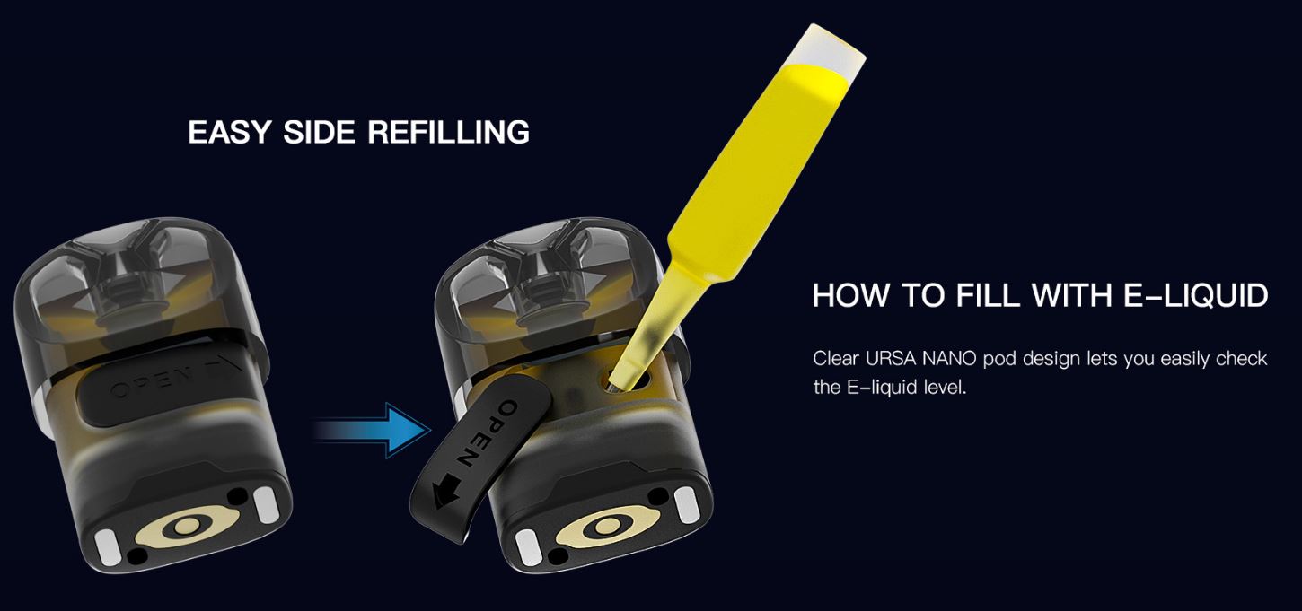 Lost Vape Ursa Nano Pod Kit 800 mAh Black Red Sandalwood 1 ks