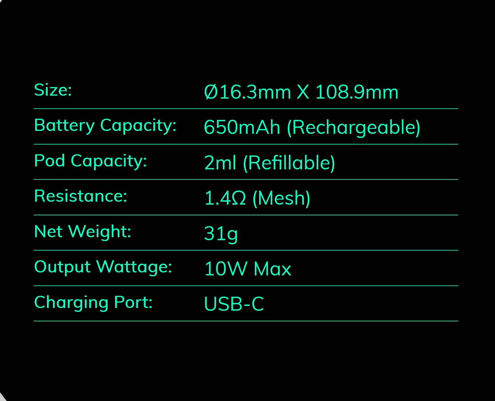 Eleaf Iore Vino Pod Kit 650 mAh Light Blue 1 ks