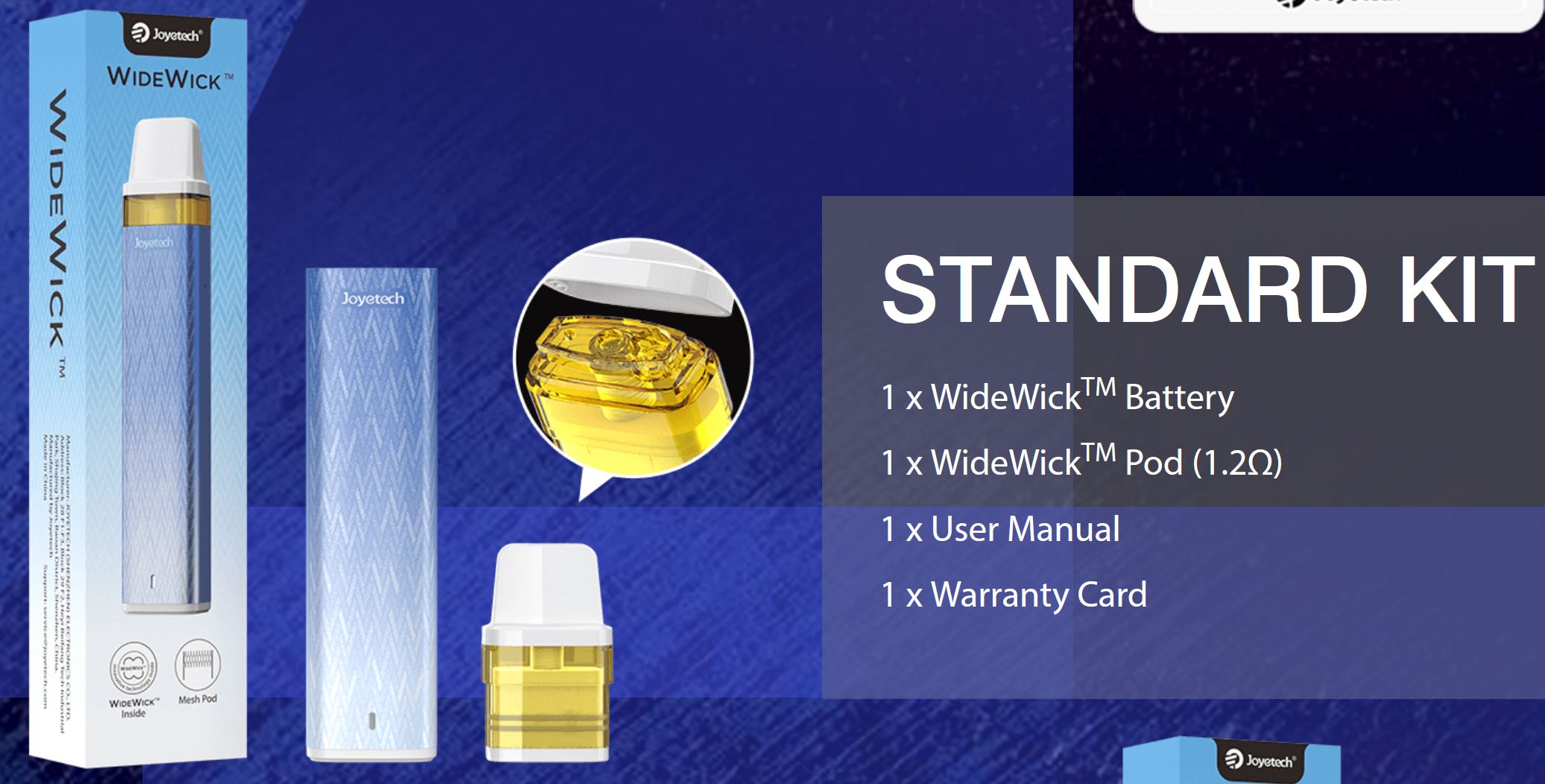 Joyetech WideWick Pod Kit 800 mAh Romantic Purple 1 ks