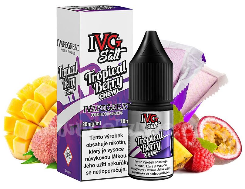 IVG SALT Tropical Berry Chew 10 ml 10 mg