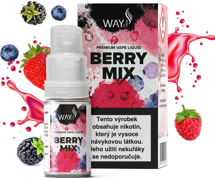WAY to Vape Berry Mix 10 ml 6 mg