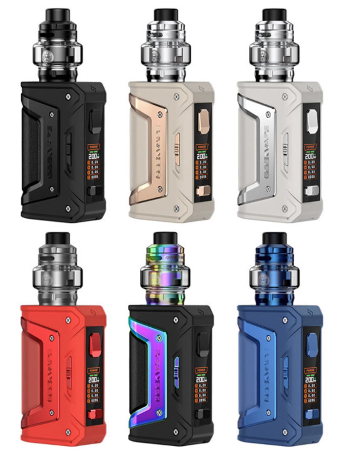 GeekVape L200 Classic Kit s Z Max Tank 200W Volcanic Grey 0 mAh 1 ks