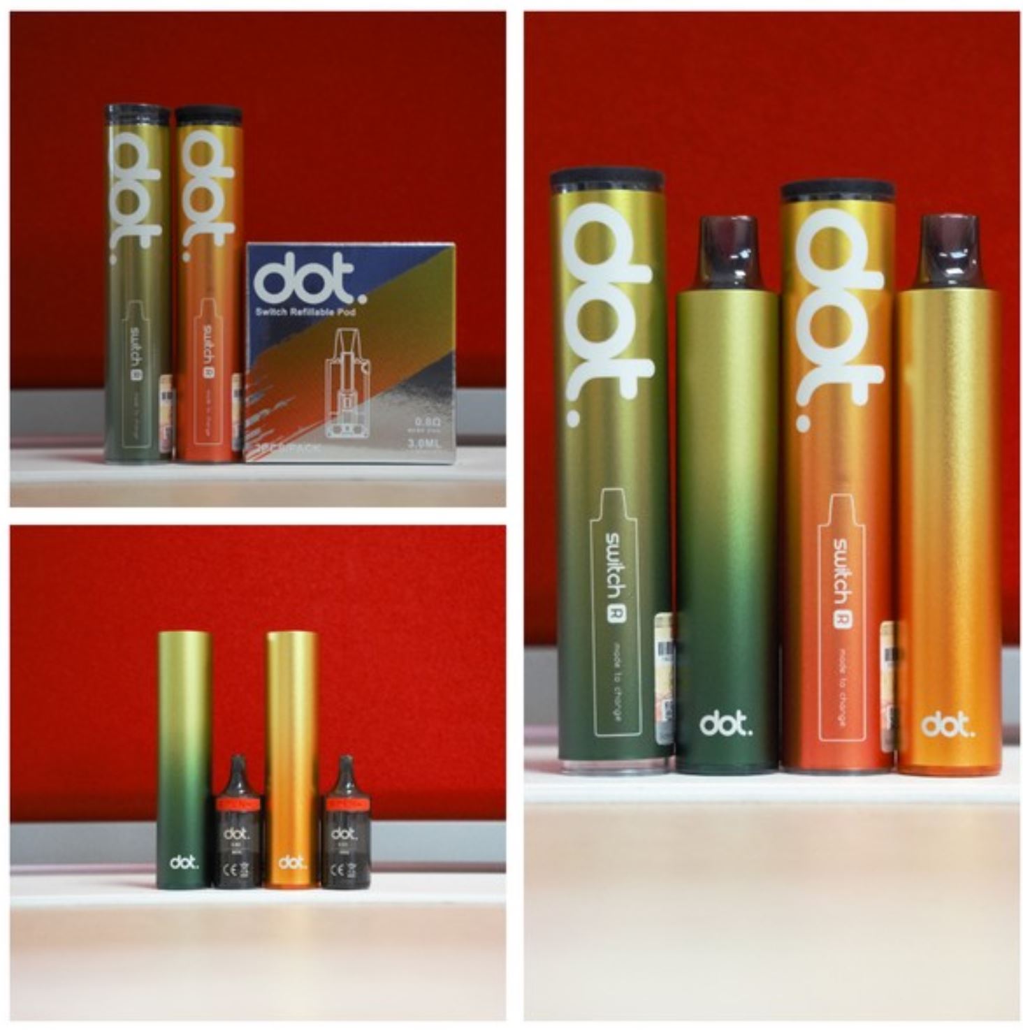 DotMod Switch R Pod Kit 1000mAh Forest Green 1 ks