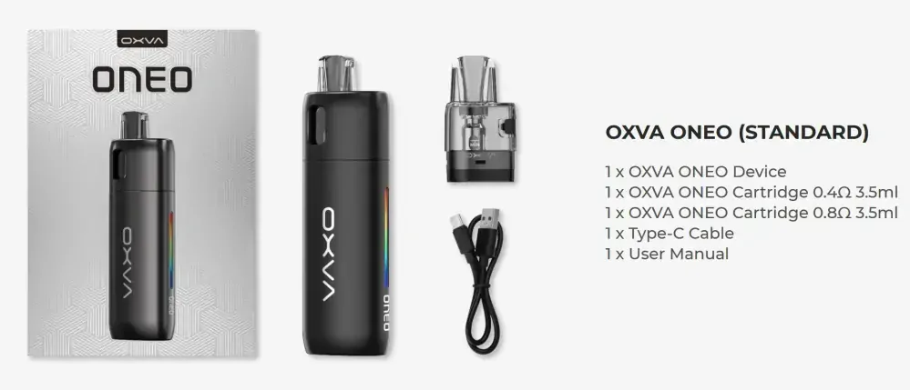 OXVA ONEO Pod 1600 mAh Cool Silver