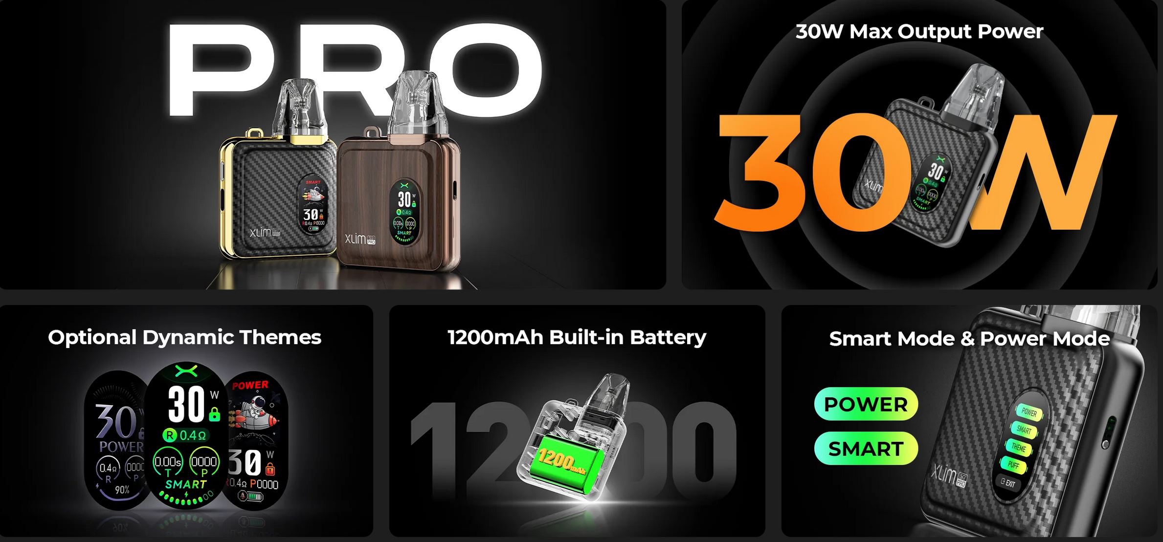 OXVA Xlim SQ Pro Pod Kit 1200 mAh Mauve White 1 ks