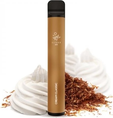 Elf Bar 600 Cream Tobacco 20mg 550 mAh 1 ks