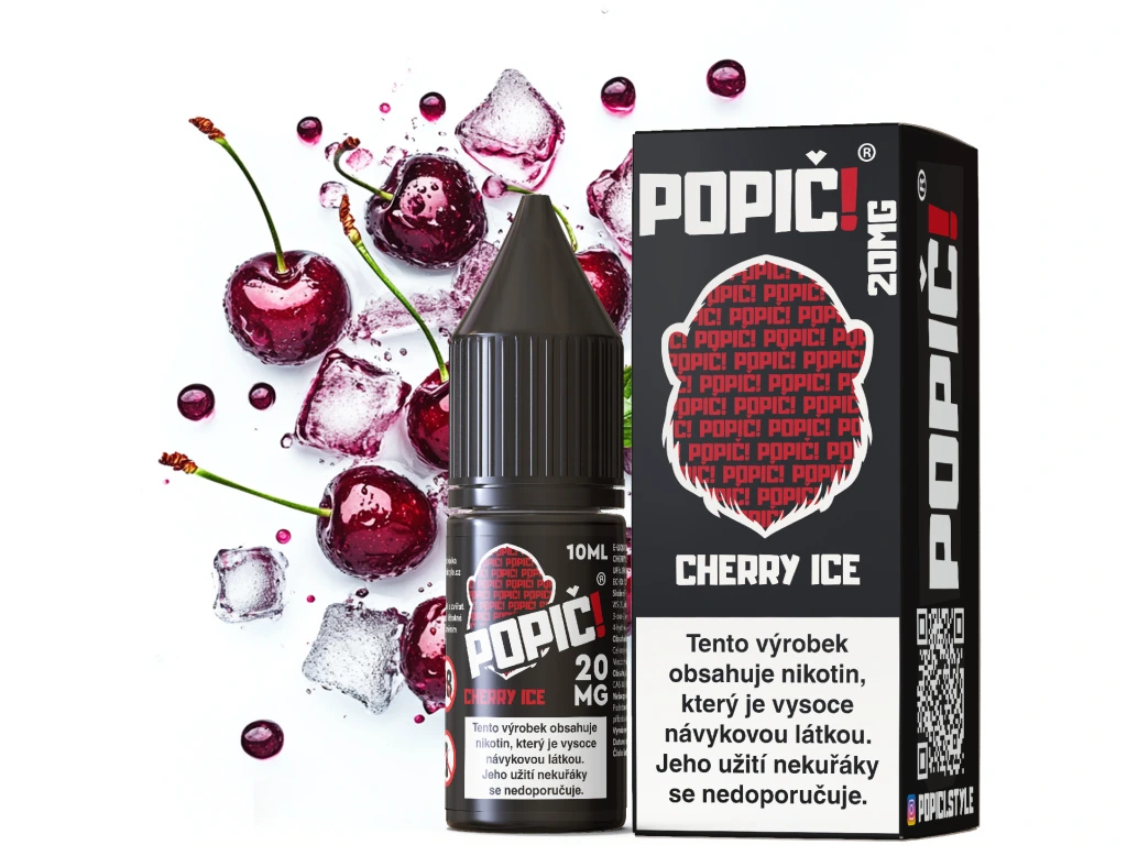 POPIČ! Salt Cherry Ice 10 ml 20 mg