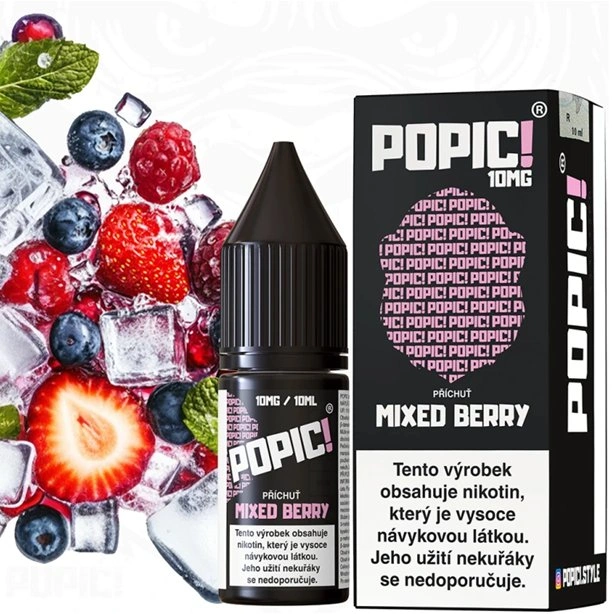 POPIČ! Salt Mixed Berry 10 ml 10 mg