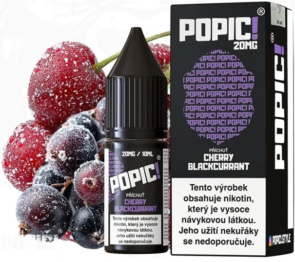 POPIČ! Salt Cherry Blackcurrant 10 ml 20 mg