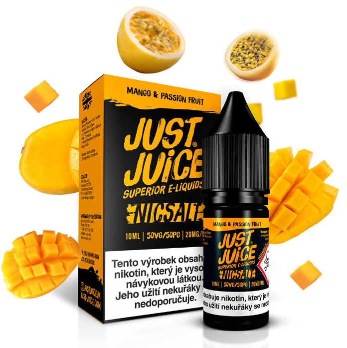 Just Juice Salt Mango & Passion Fruit (Mango & marakuja) 10 ml 20 mg