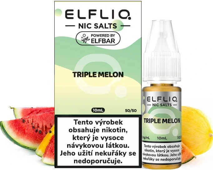 ELFLIQ Nic SALT Triple Melon 10ml 20mg