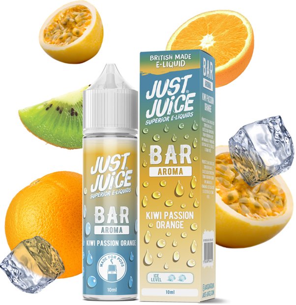 Just Juice Bar Range Shake & Vape Kiwi Passion Orange 10 ml