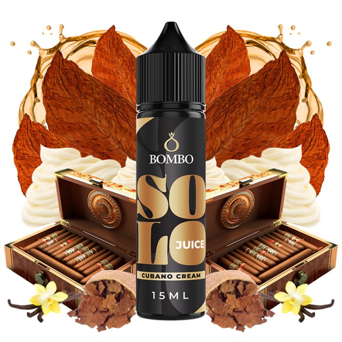 Bombo Solo Juice Shake & Vape Cubano Cream 15 ml