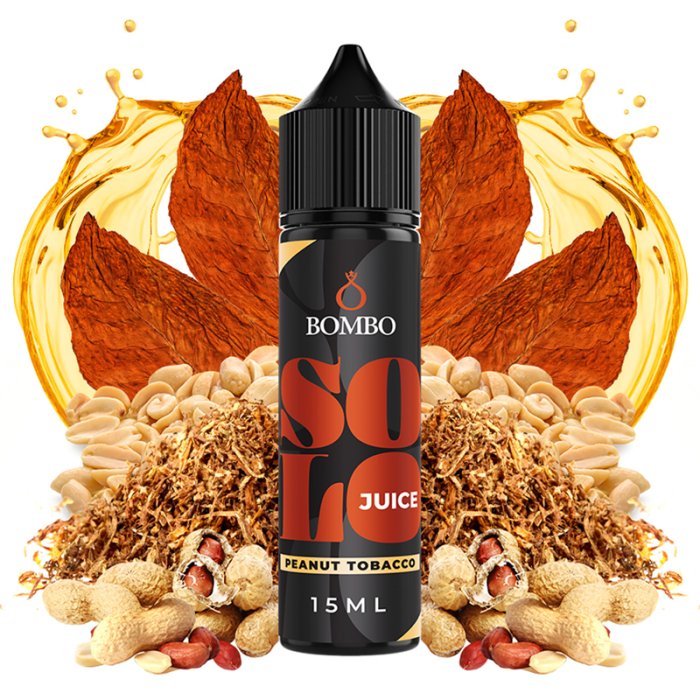 Bombo Solo Juice Shake & Vape Peanut Tobacco 15 ml