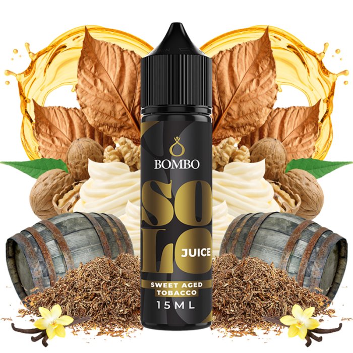 Bombo Solo Juice Shake & Vape Sweet Aged Tobacco 15 ml