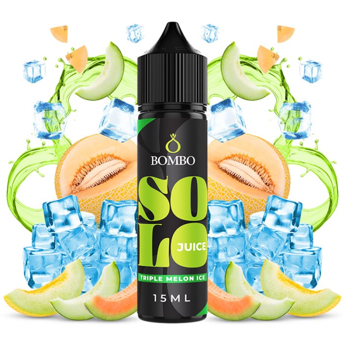 Bombo Solo Juice Shake & Vape Triple Melon Ice 15 ml