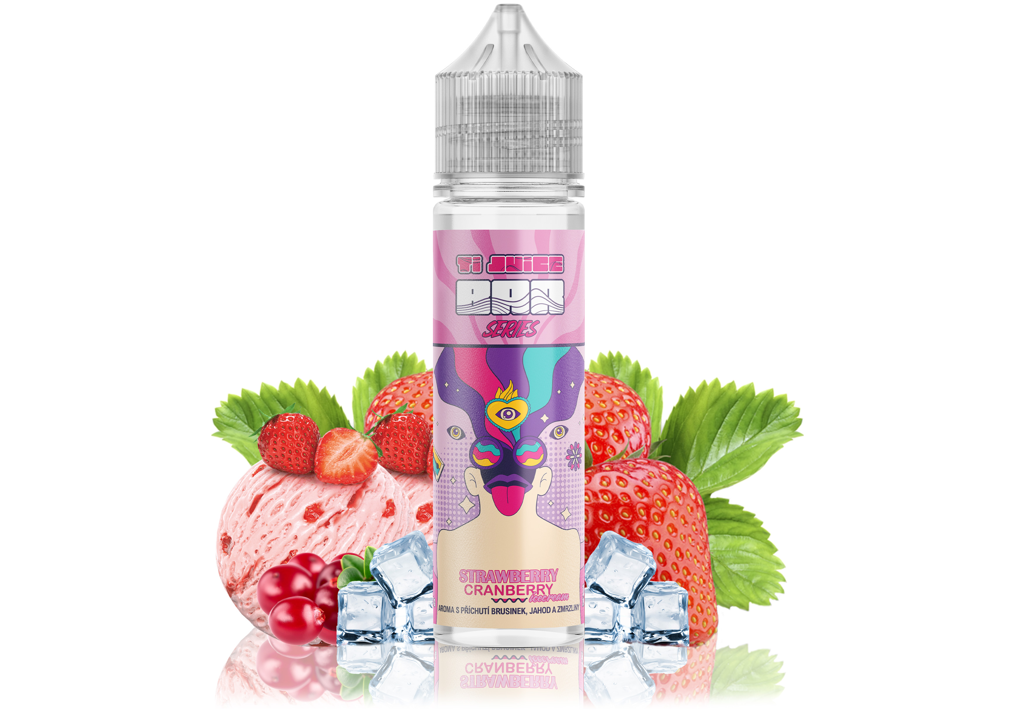 TI Juice Bar Series S & V Strawberry Cranberry Ice Cream 10 ml