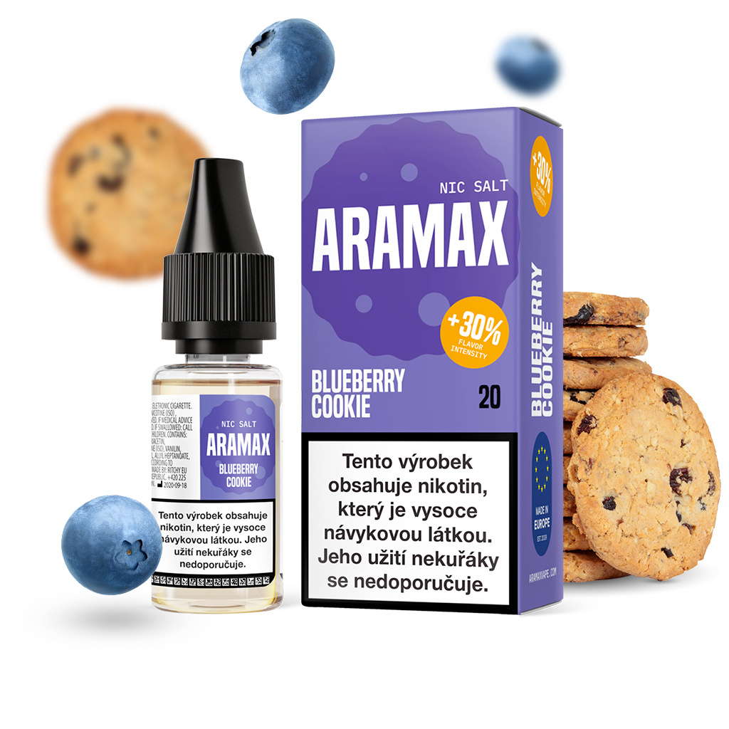 Aramax Salt Blueberry Cookie 10 ml 10 mg