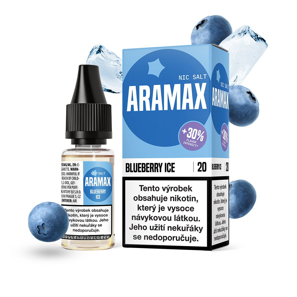 Aramax Salt Blueberry Ice 10 ml 20 mg