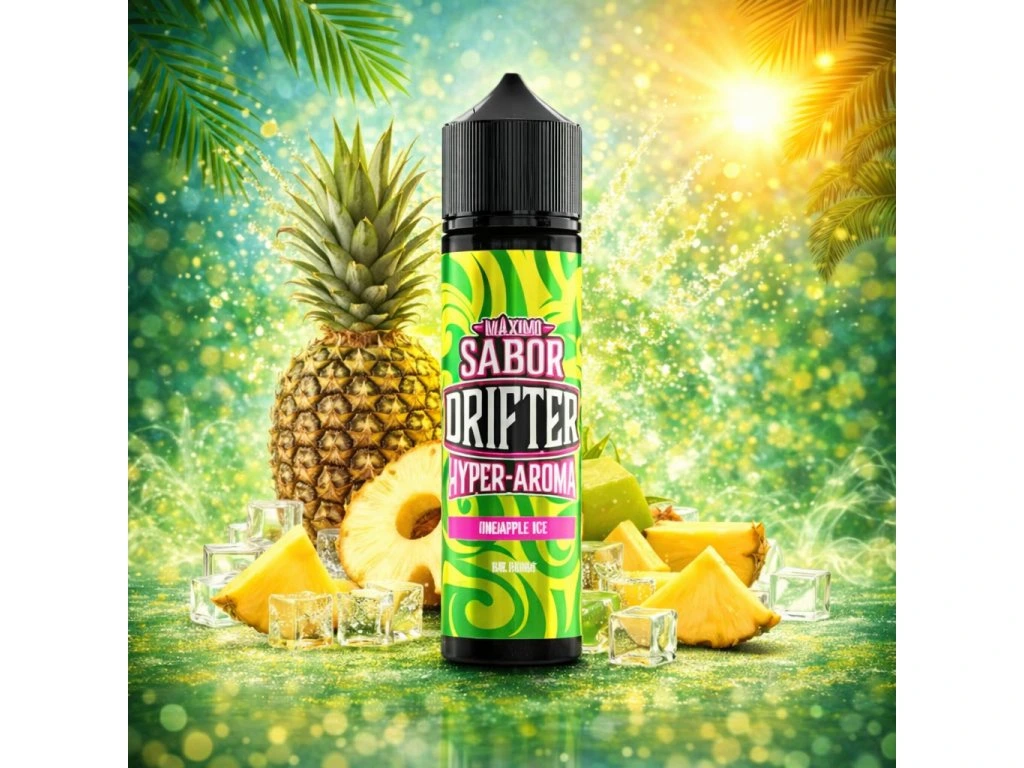 Juice Sauz Drifter Juice Hyper Shake & Vape Pineapple Ice 5 ml