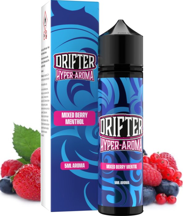 Juice Sauz Drifter Juice Hyper Shake & Vape Mixed Berry Menthol 5 ml